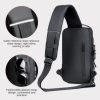 Multifunction Patent Leather Chest Bag - Image 3