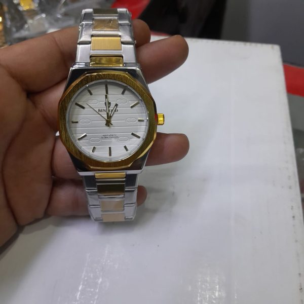 BINBOND 818 Stainless Steel Quartz Watch for Men – Premium Waterproof Fashion Wristwatch - Image 2