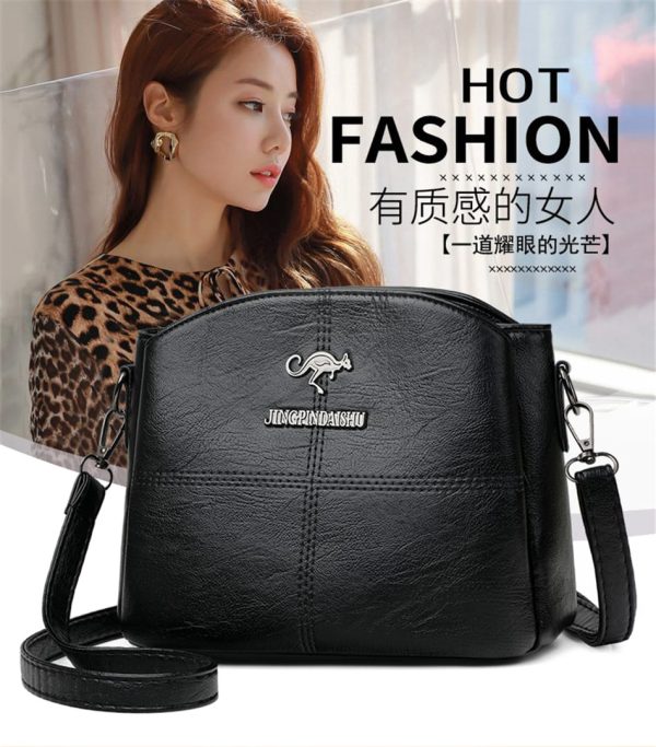 3 Layers Luxury Messenger Crossbody Bag for Women - Image 3