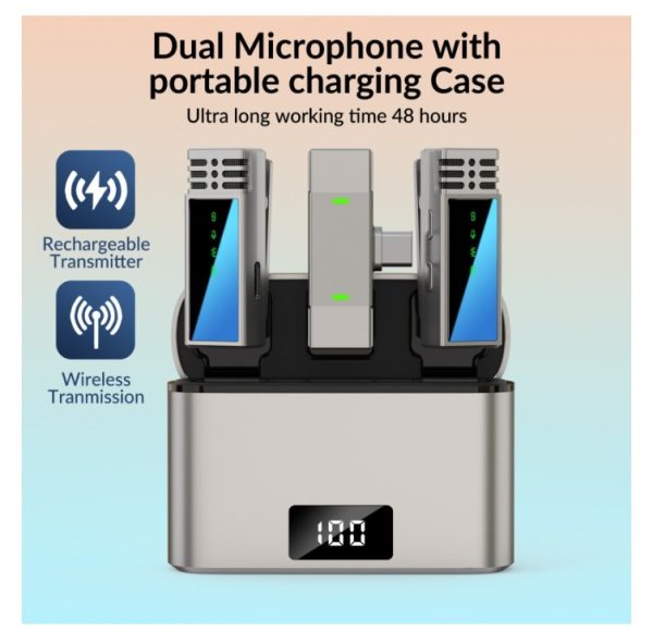 Dual Wireless Microphone - Image 3