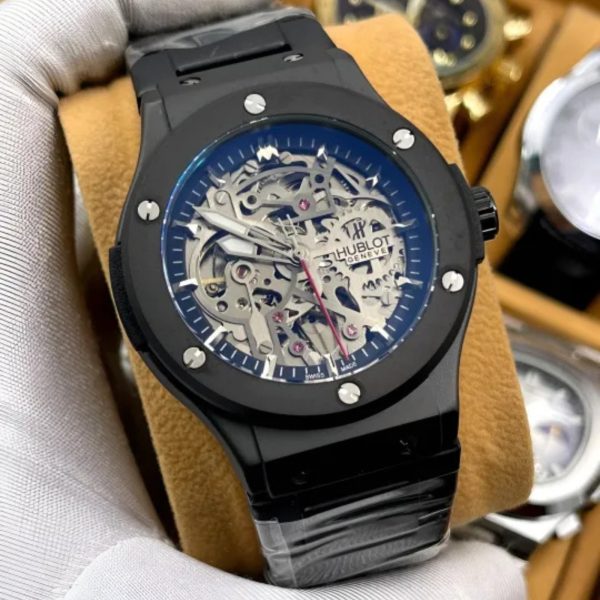 Premium Stainless Steel Automatic Watch for Men – Waterproof Stylish Mechanical Wristwatch - Image 5
