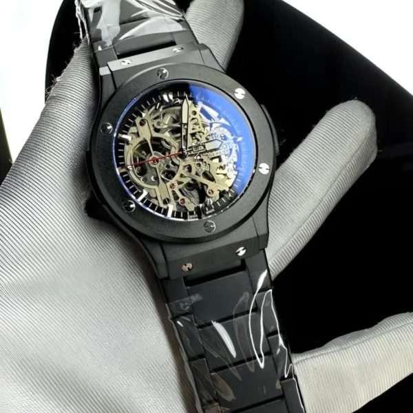 Premium Stainless Steel Automatic Watch for Men – Waterproof Stylish Mechanical Wristwatch - Image 2